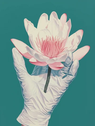 Surgical Gloves with Lotus