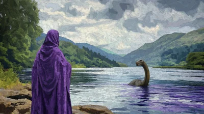 Saint Columba Overlooking Loch Ness