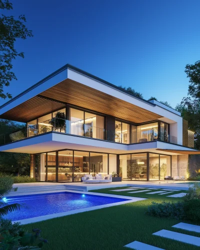 Modern House with Pool