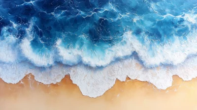 Bird’s Eye View of Ocean Waves