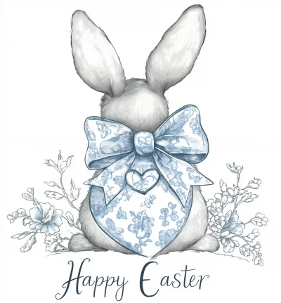 Easter Bunny Illustration