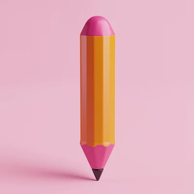 3D Pencil Icon