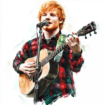 Ed Sheeran Performing