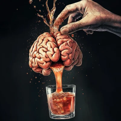 Squeezed Brain Concept