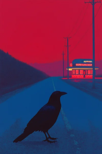 Raven on the Highway