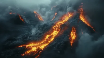 Cinematic Lava Scene