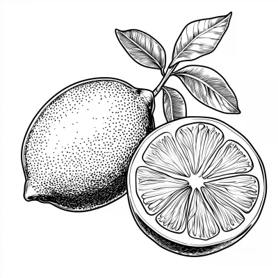 Lime and Lemon Illustration