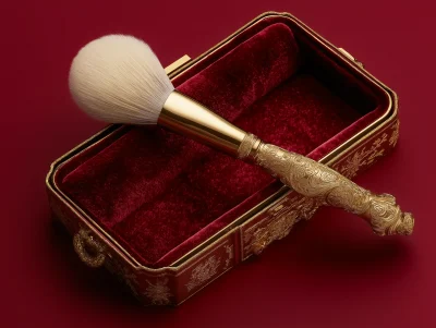 Luxurious Makeup Brush Display