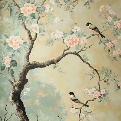 Spring Landscape Mural