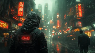 Futuristic Cyberpunk Street