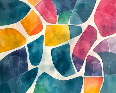 Bold Abstract Watercolor