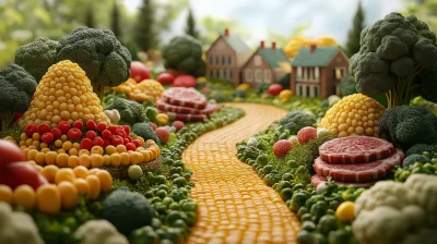 Vibrant Food Landscape