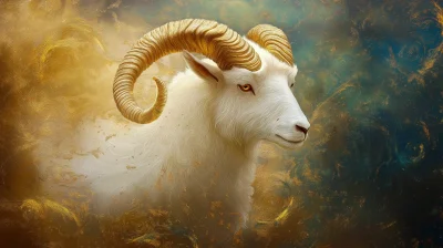 Hyperrealistic Capricorn Zodiac Sign