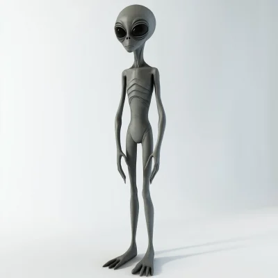 Skinny Gray Extraterrestrial