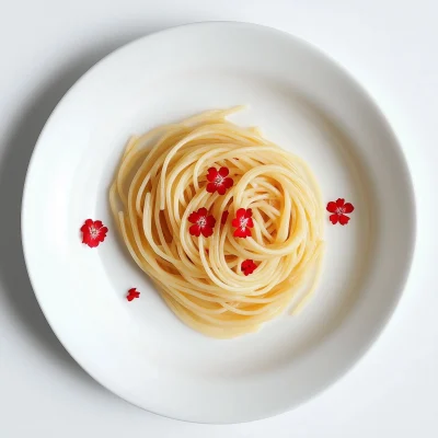 Elegant Spaghetti Presentation