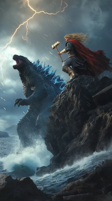 Thor vs Godzilla