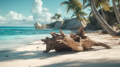 Driftwood on Santo Domingo Beach