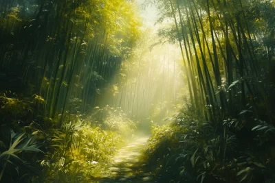 Tranquil Bamboo Grove