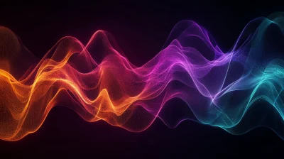 Music Wave Background Pattern