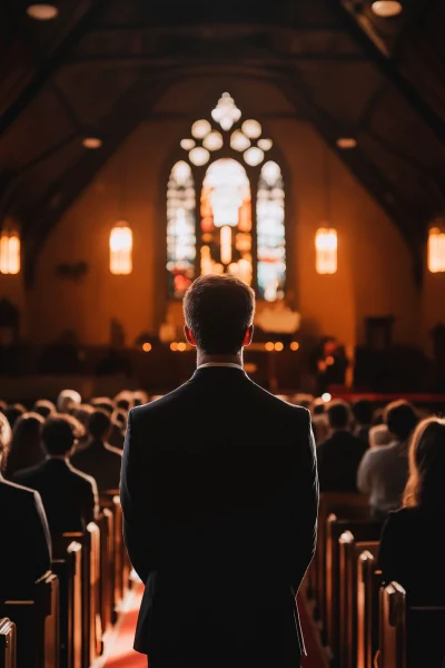 Man Speaking to Congregation