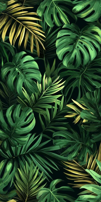 Tropical Leaves Pattern