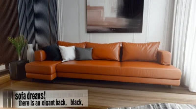 Elegant Leather Sofa Collection