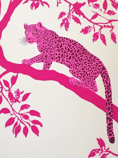 Leopard in Pink