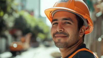 Smiling Construction Worker