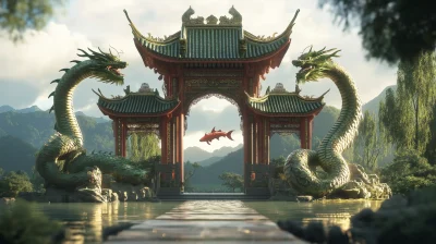 Chinese Dragon Illustration