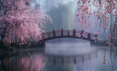 Enchanting Wooden Bridge