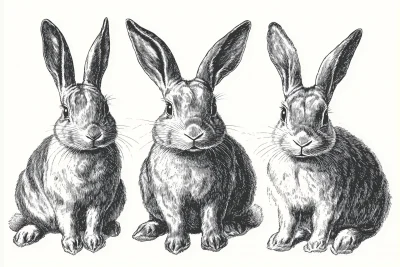 Vintage Bunny Clipart