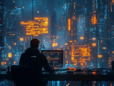 Futuristic Cyber City