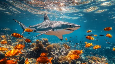 Fearsome Shark Swimming