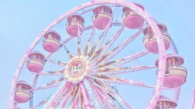 Close-up of a Ferris Wheel