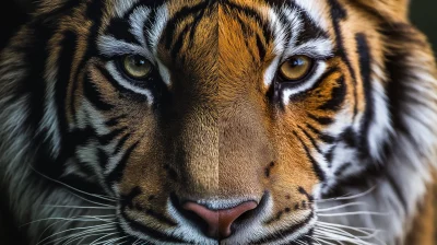 Tiger Face Art