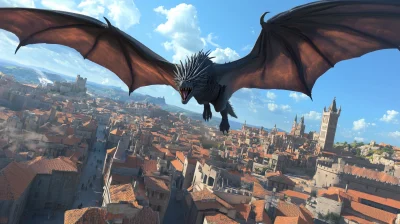 Dragon Over King’s Landing