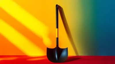 Vibrant Shovel Silhouette