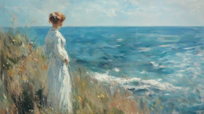 Woman by the Sea