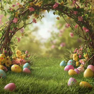 Easter Photographic Backdrop