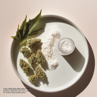 Elegant Cannabis Composition