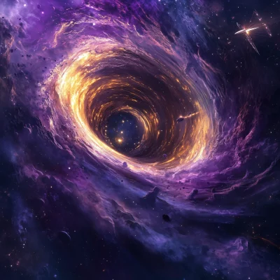 Galactic Vortex Storm