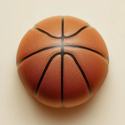 Overhead View of Basketball