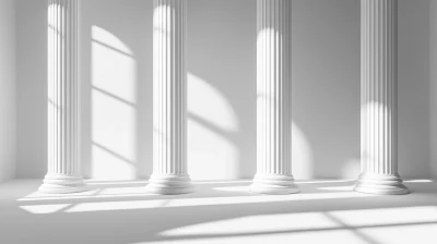 Minimalist Greek Columns