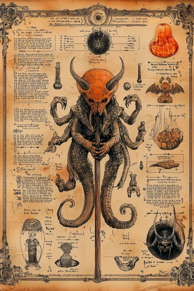 Ancient Bestiary Illustration