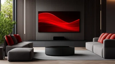 Luxury Smart Home Entertainment Area