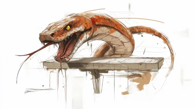 Angry Snake Character Design