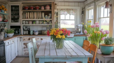 Vintage Farmhouse Spring Decor