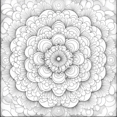 Drifting Clouds Mandala