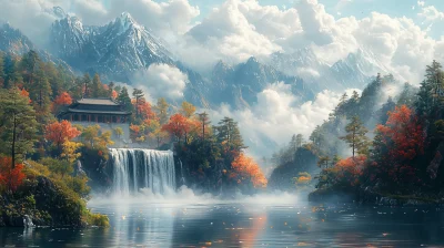 Chinese Landscape Serenity