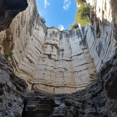 Vast Limestone Wall